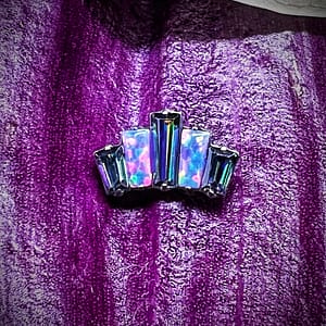 Top de ópalos y circonitas de 1,2mm