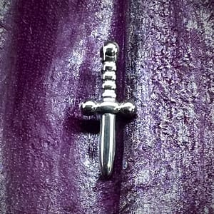 Top de titanio grado implante daga de 1,2mm